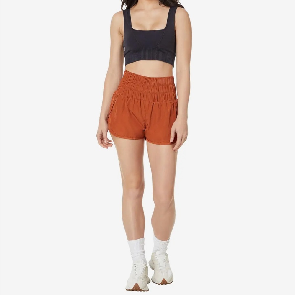 NEW Free People Movement Way Home Shorts color rust